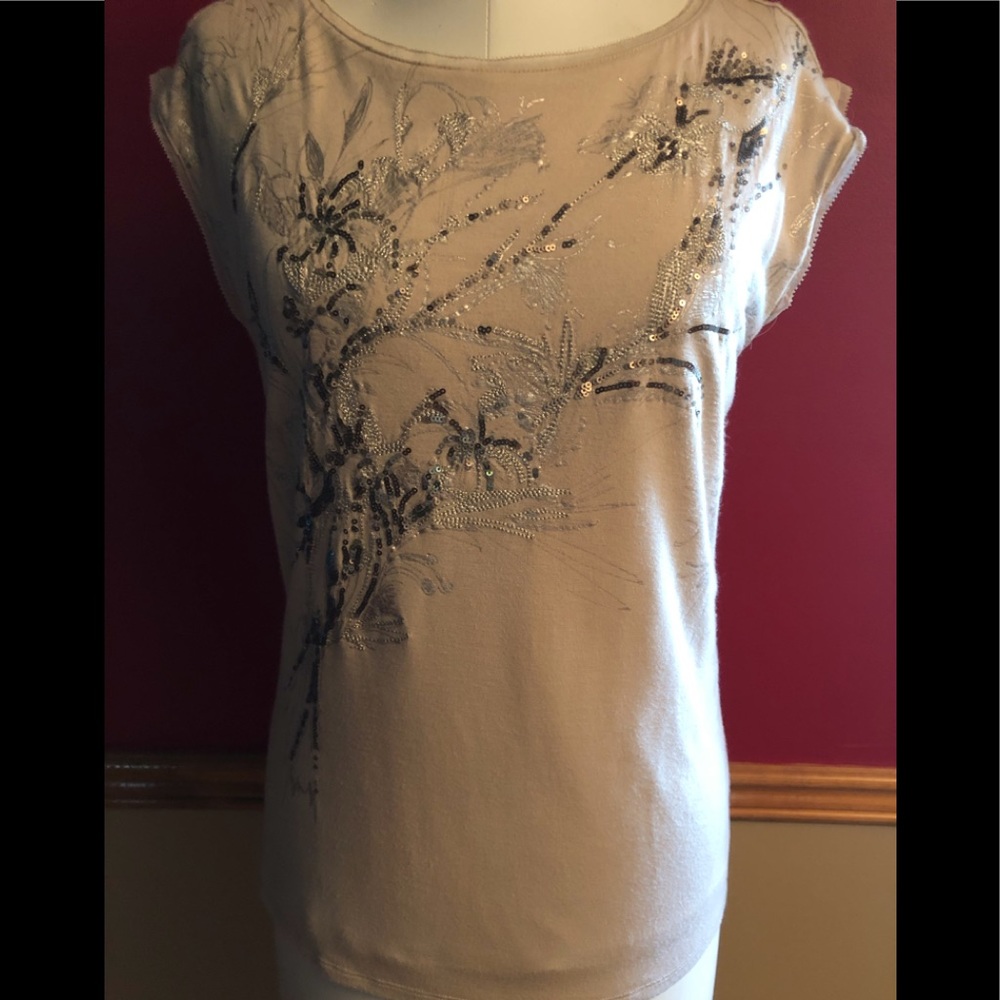 Gorgeous bling sleeveless top